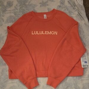 lululemon athletica Sakura Pink Scuba Spellout Pullover